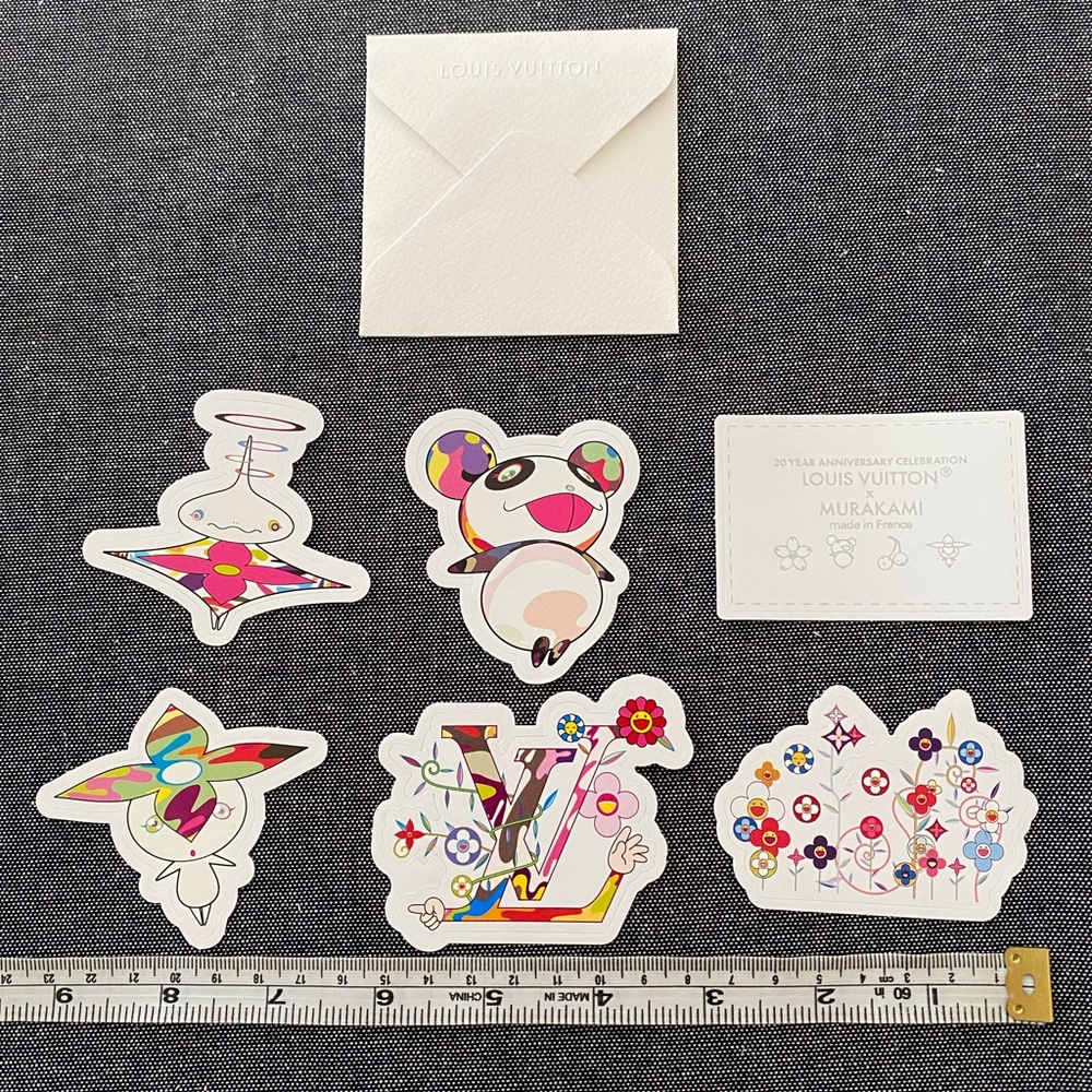 Louis Vuitton Murakami Stickers Set with Envelope - Picture 3 of 3